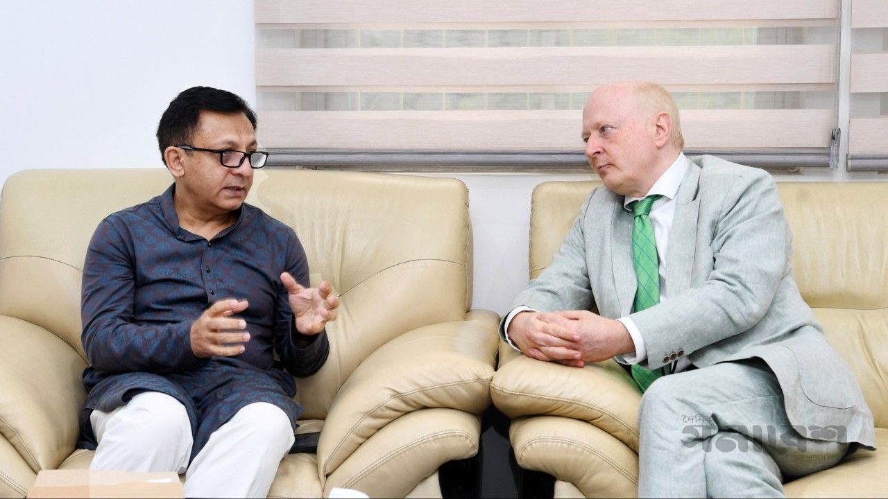 শিল্পমন্ত্রীর সঙ্গে জার্মান রাষ্ট্রদূতের বৈঠক